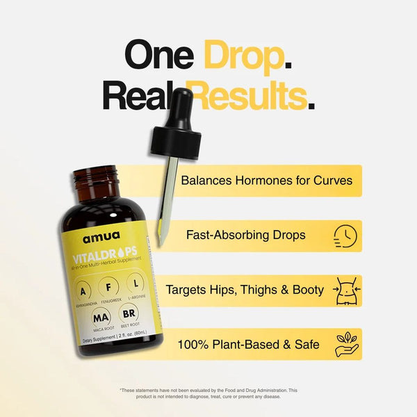 Amua Vitaldrops | Women's Herbal Curves Sublingual Drops