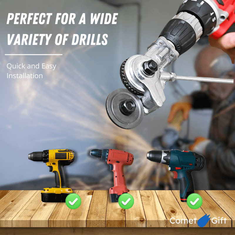 DrillCutPro™ | The Drill-Powered Sheet Metal Shredder