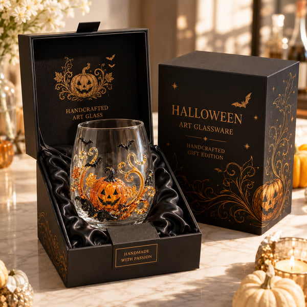 🎃 3D Halloween Artisan Glassware Collection | For Magical Sips