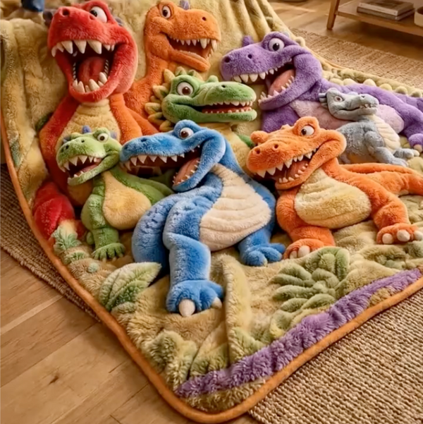 3D Dinosaur Blanket 🦖