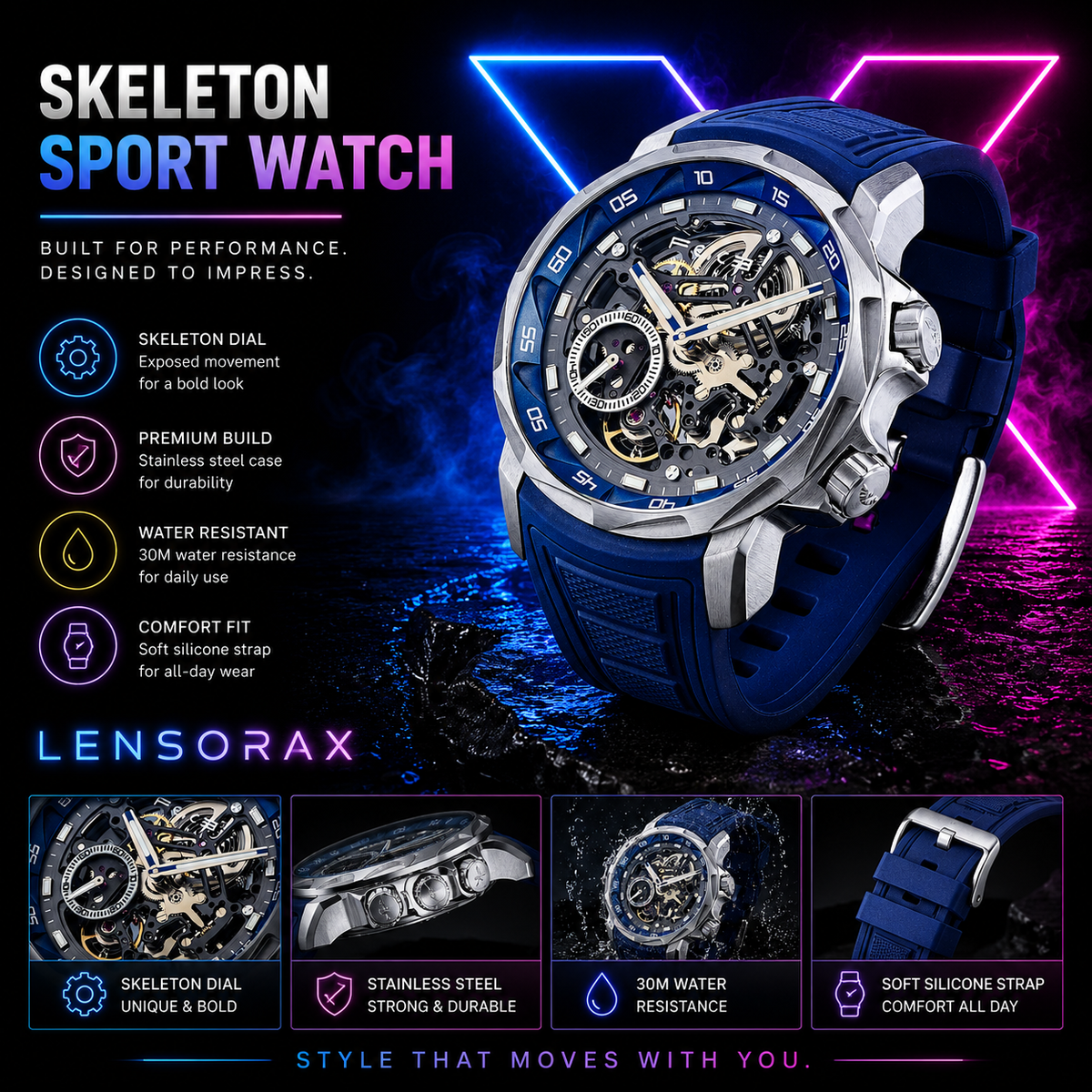 ARES™-Elegant watch for men FM511