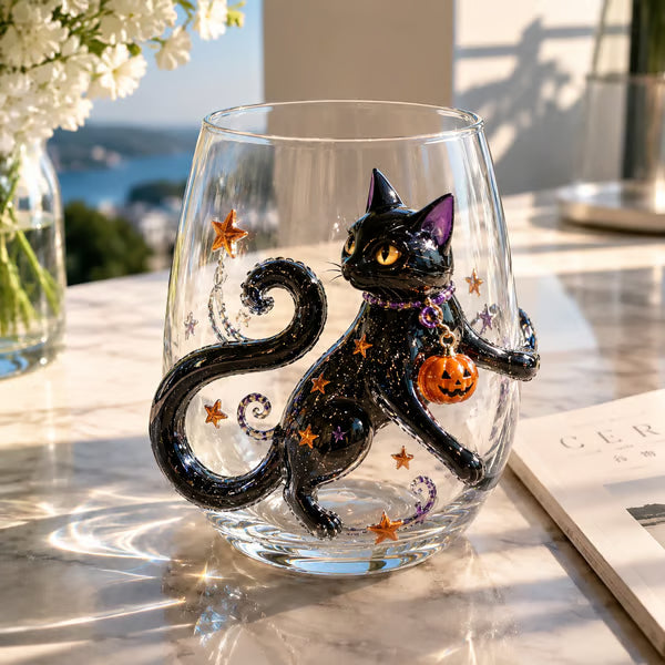 🎃 3D Halloween Artisan Glassware Collection | For Magical Sips