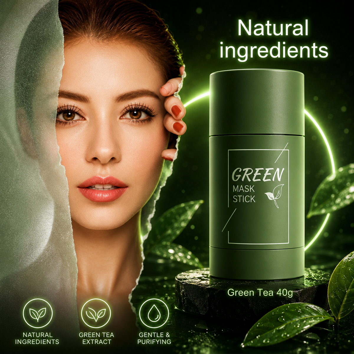 Green Mask Stick™ Green Tea Enriched Mask Stick (2 for 1 OFFER 🎁)